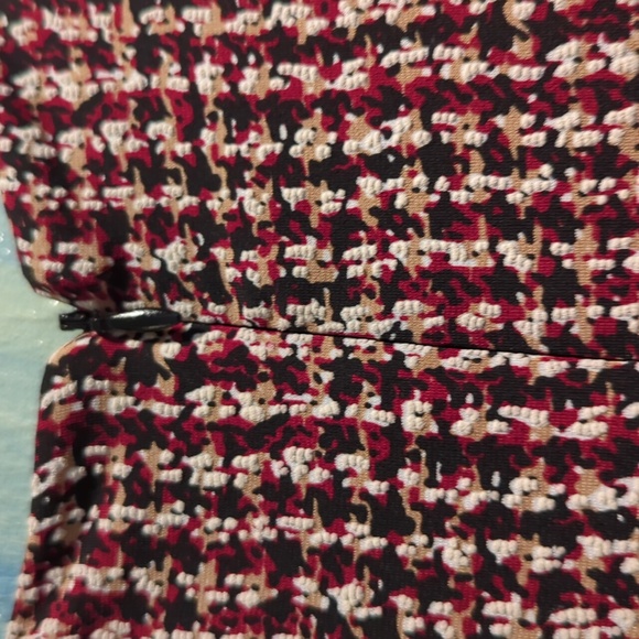 Laura Jeffries A Line fit&flare Dress, cap sleeves hidden zipper Size 12 - Picture 6 of 10